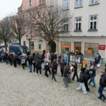 taniec poloneza widok z góry