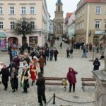 taniec poloneza widok z góry