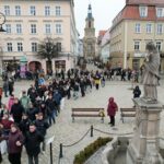 taniec poloneza widok z góry