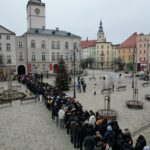 taniec poloneza widok z góry