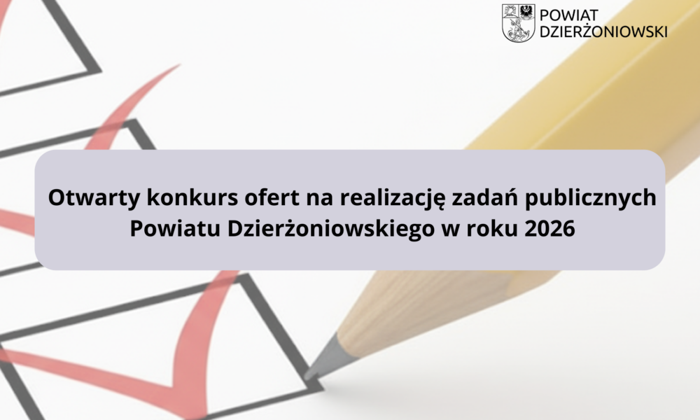 otwarty konkurs na realizację zadań publicznych grafika ołówek