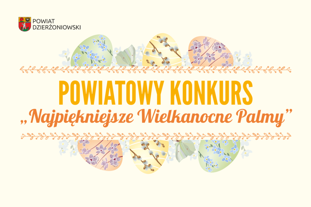 grafika promująca Powiatowy konkurs palm