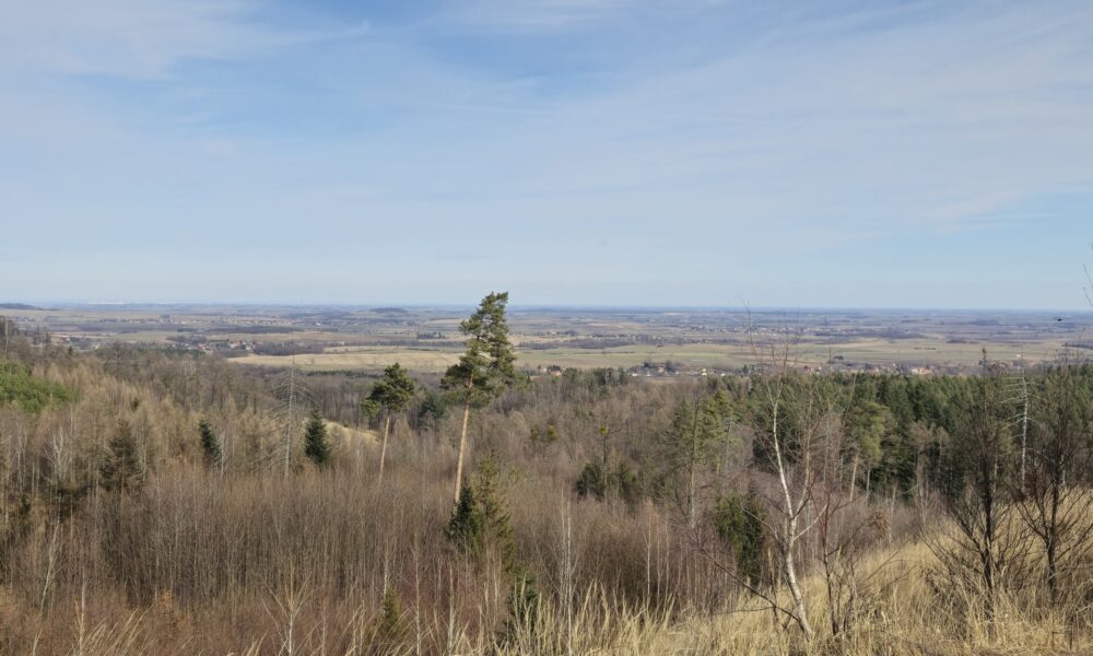 panorama widoczna ze szczytu