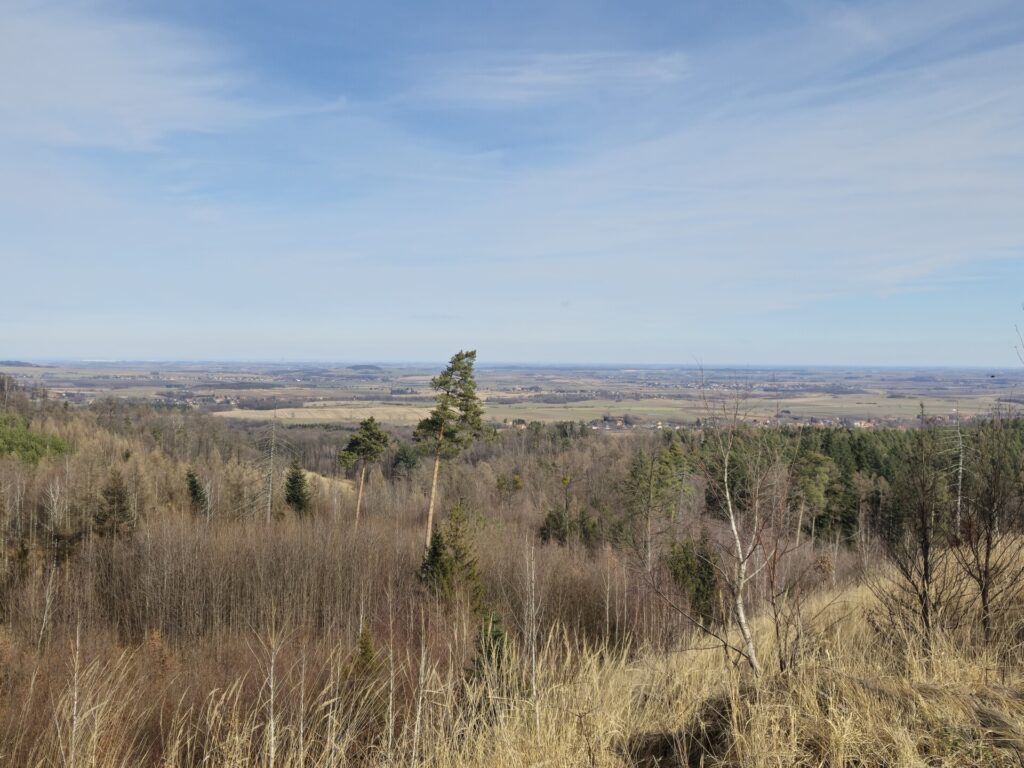 panorama widoczna ze szczytu