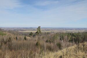 panorama widoczna ze szczytu