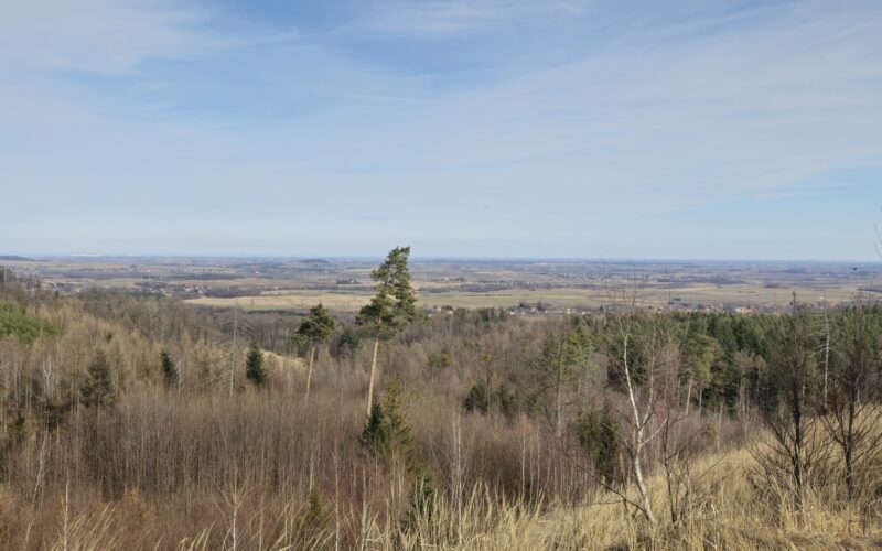 panorama widoczna ze szczytu