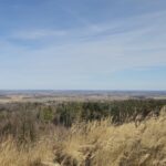 panorama widoczna ze szczytu grodziska