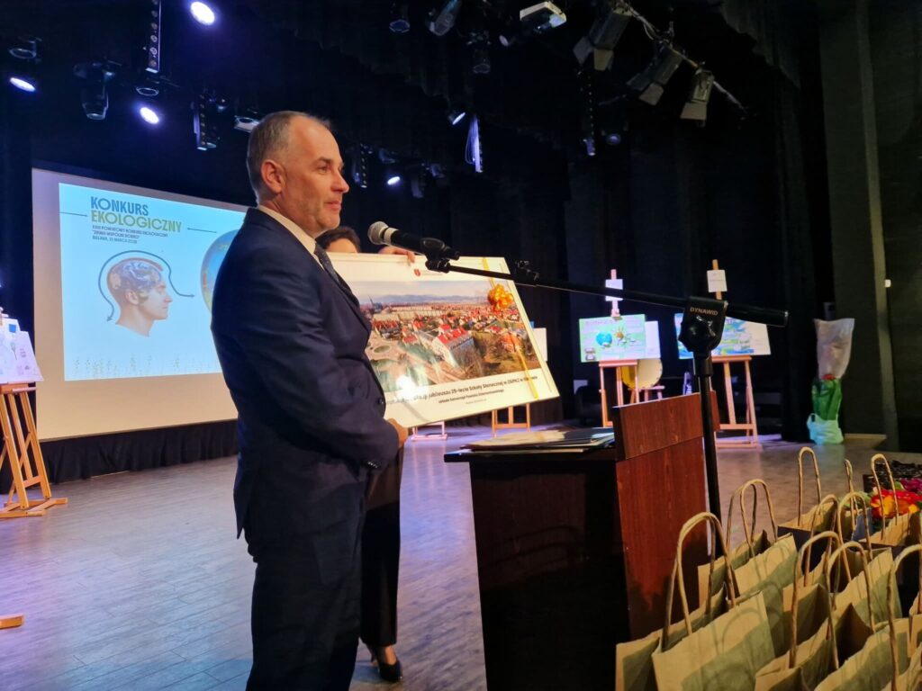 wicestarosta podczas przemówienia na jubileuszu