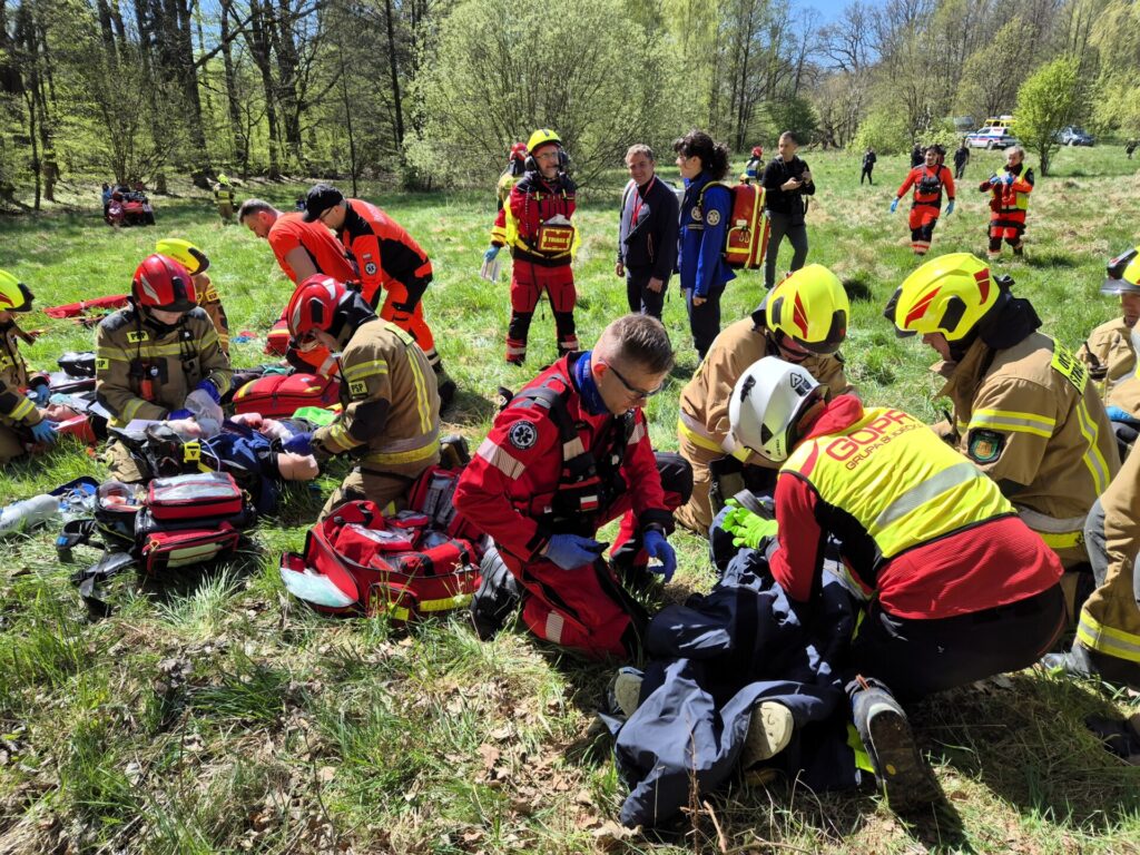 służby podczas ćwiczeń