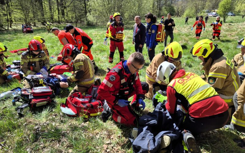 służby podczas ćwiczeń