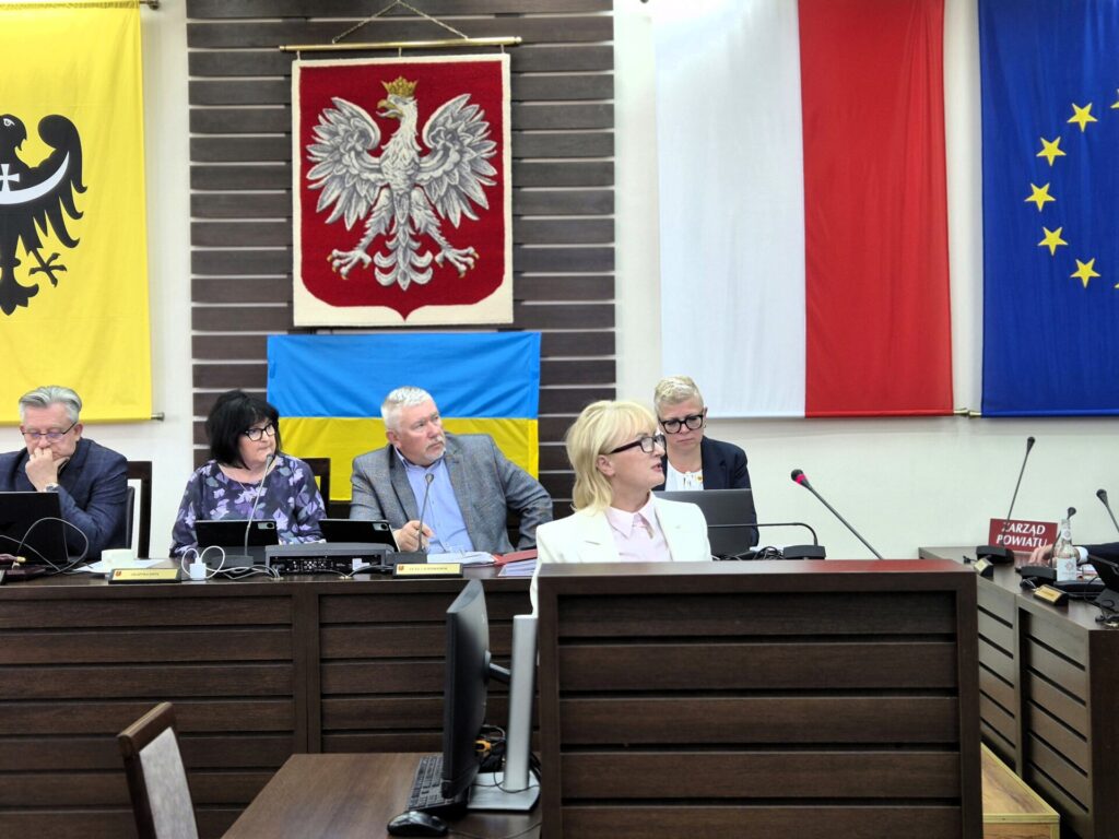 dyrektor wydziału bezpieczeństwa i spraw obywatelskich podczas wystąpienia