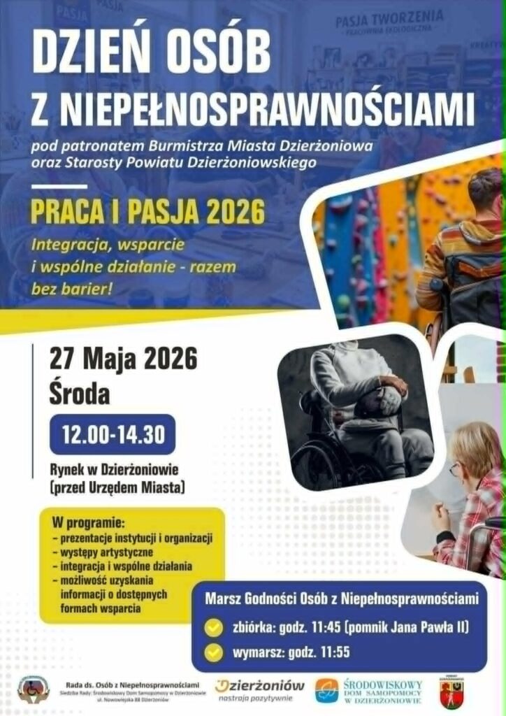 plakat dzień osób z niepełnosprawnościami 2026