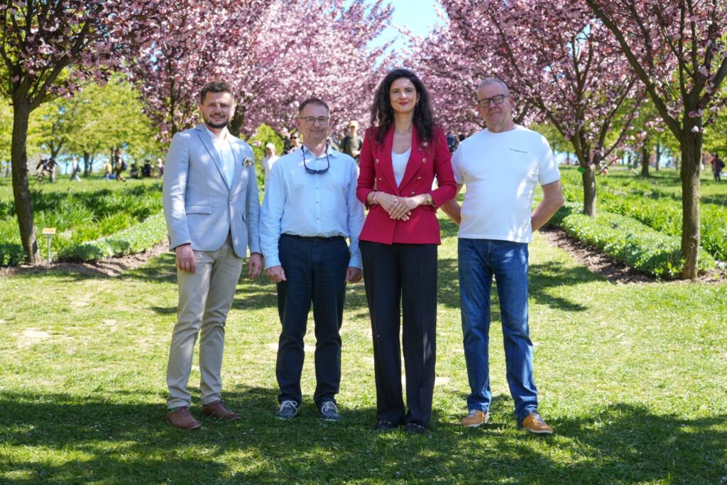 wojewoda, starosta i dyrektorzy ogrodu botanicznego