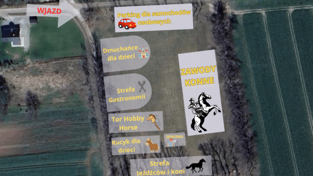 mapka sytuacyjna Sowiogórskiego Rodeo
