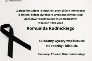 kondolencje Romuald Rudnicki