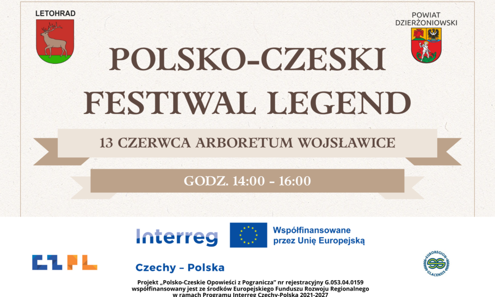 grafika promująca polsko-czeski festiwal lege