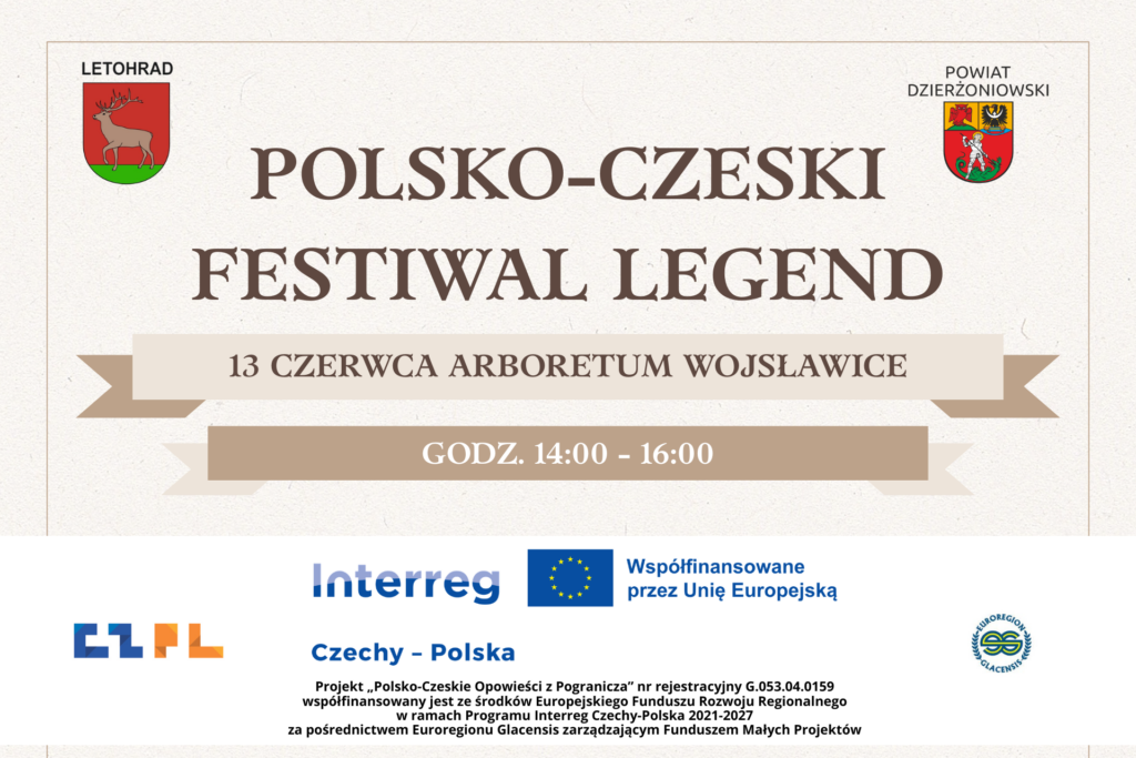 grafika promująca polsko-czeski festiwal lege