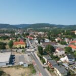 Panorama Pieszyc z rondem