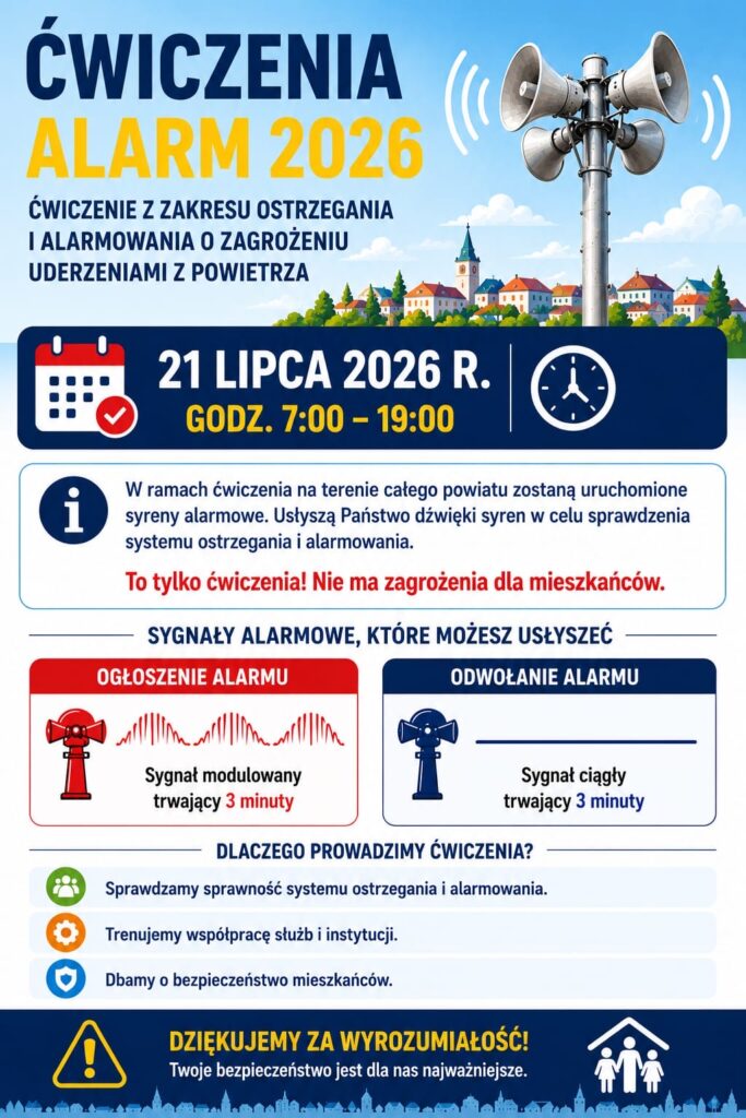 grafika informacyjna ALARM-26