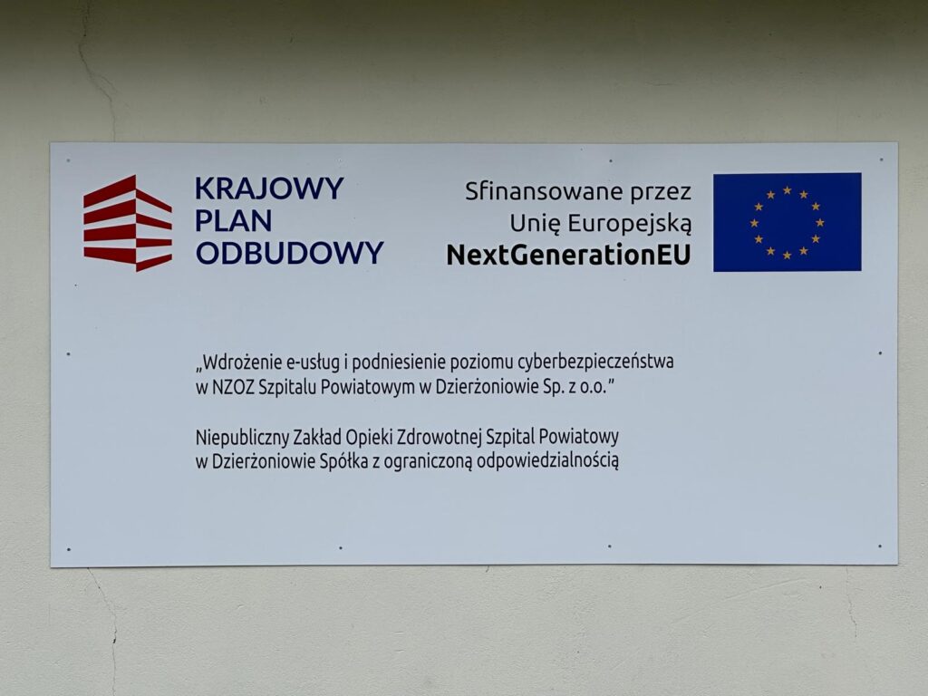 tablica Krajowy Plan Odbudowy
