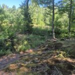 okop przeciwczołgowy, widok z boku