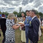 przedstawiciele sołectwa Uciechów z wójtem i wicestarostą