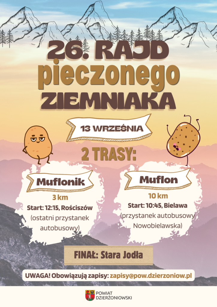 Plakat Rajd pieczonego ziemniaka 2026