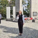 zastępczyni burmistrza Dzierżoniowa przemawia
