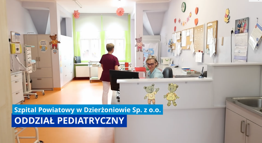 oddział pediatryczny w szpitalu