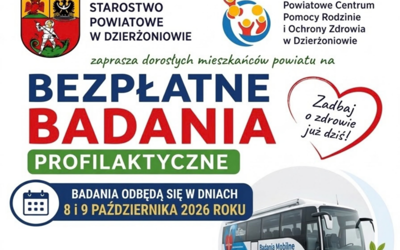 grafika promująca badania profilaktyczne