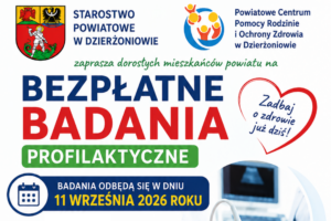 grafika promująca bezpłatne badania