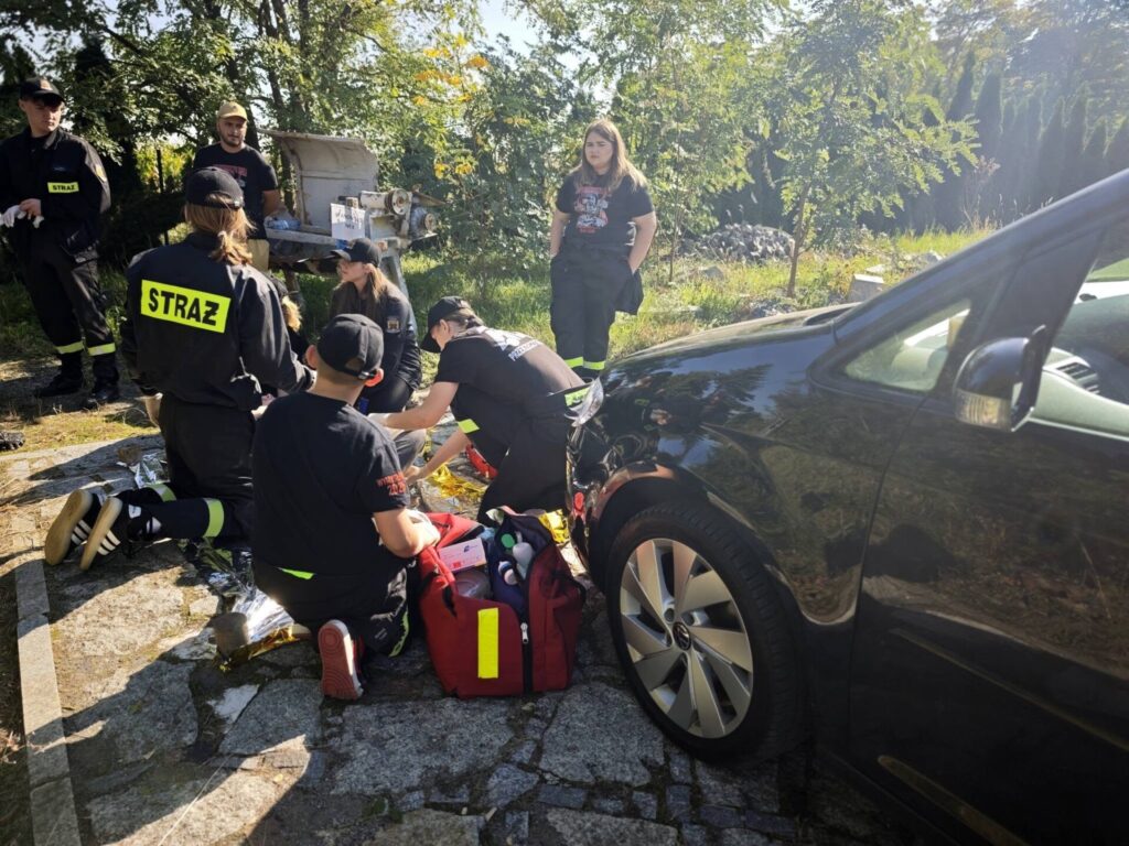 wypadek działania