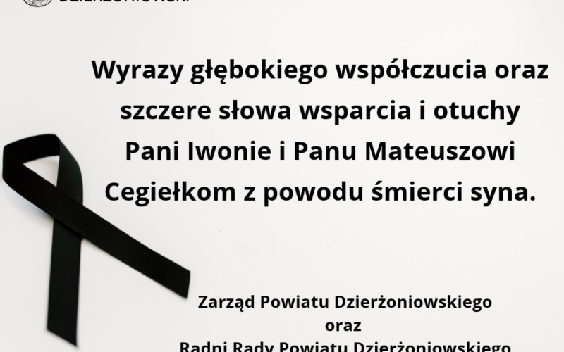 kondolencje Państwu Cegiełkom