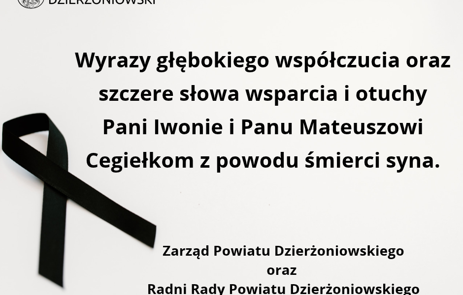 kondolencje Państwu Cegiełkom